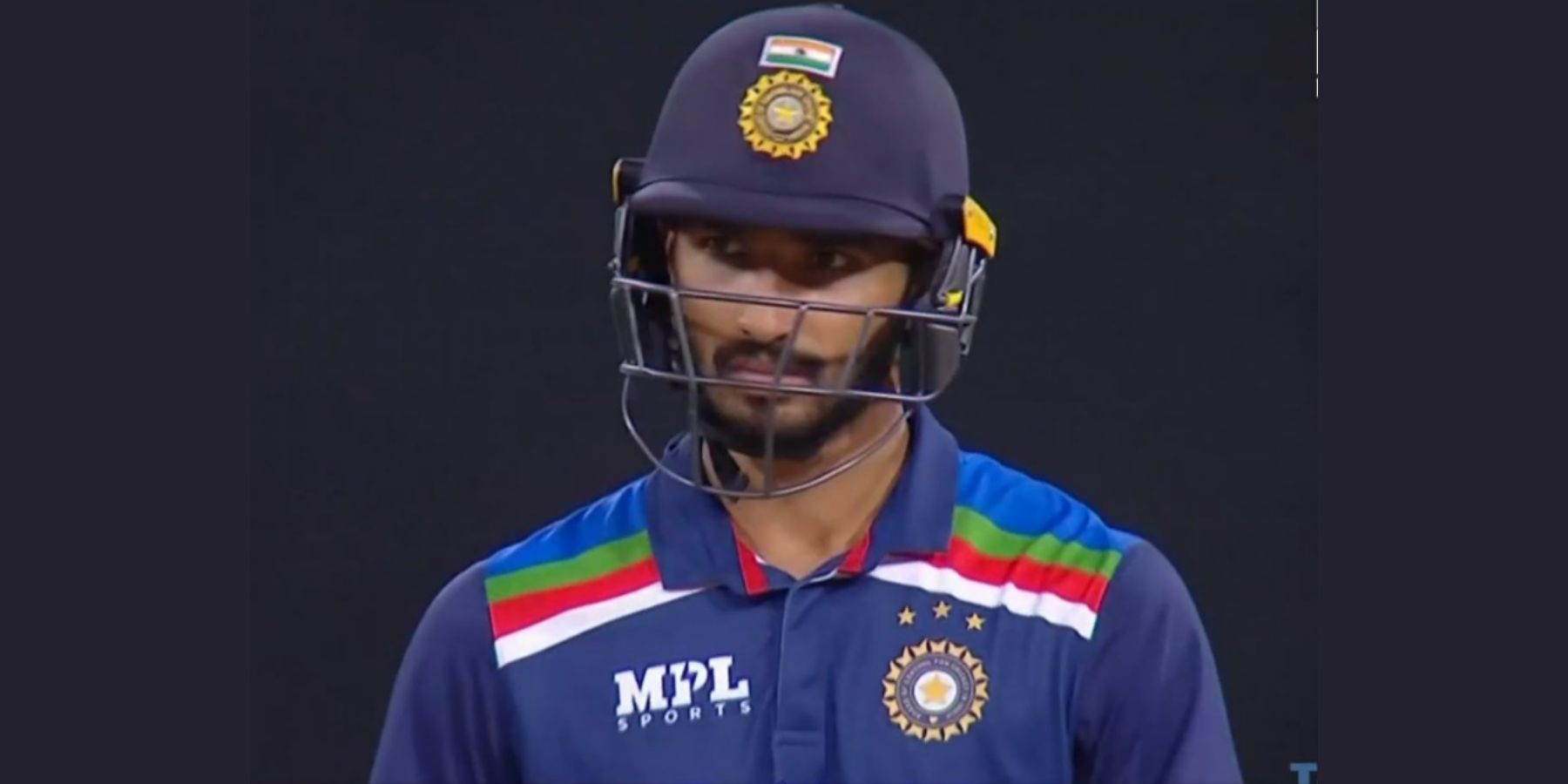 Padikkal is lbw and runout