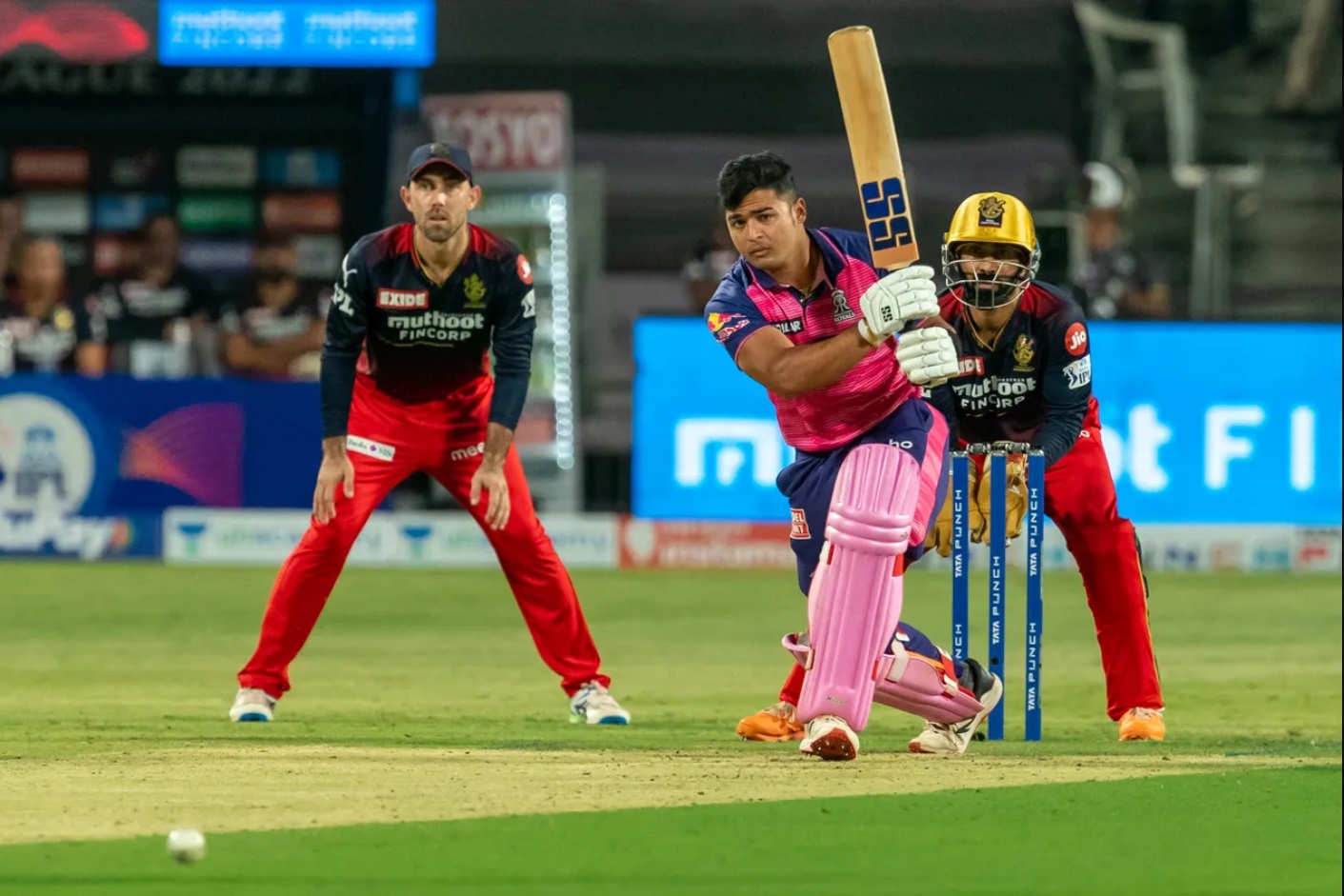 Riyan Parag hit an unbeaten 56 against RCB in IPL 2022