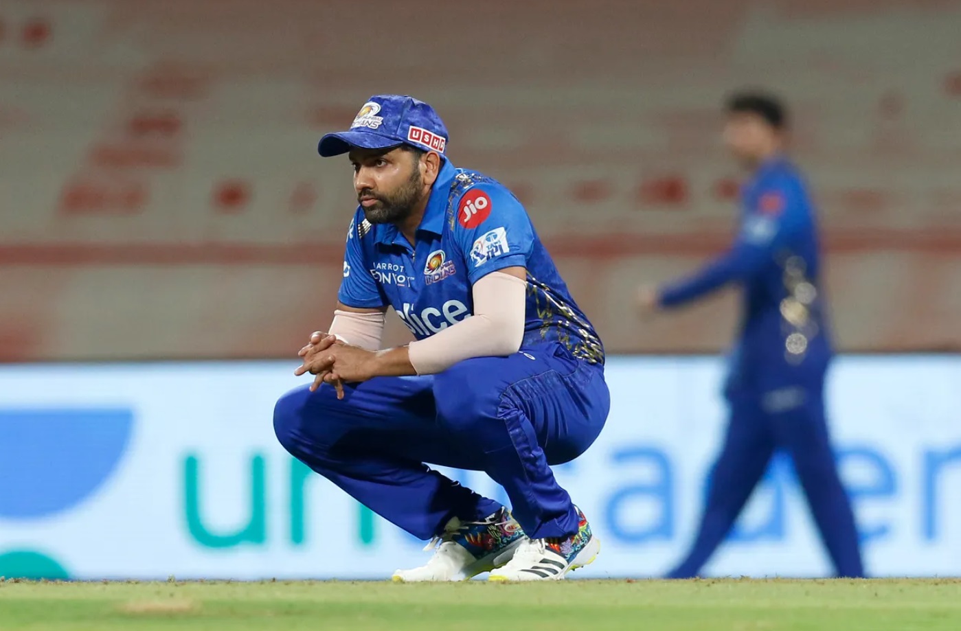 Rohit Sharma seemed unhappy after Tim David dropped catch.