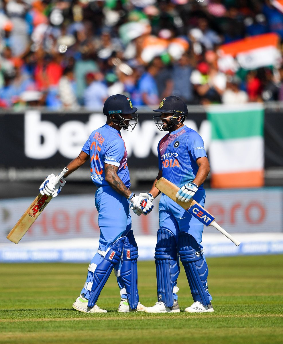 Sharma and Dhawan have shared 16 century stands between themselves