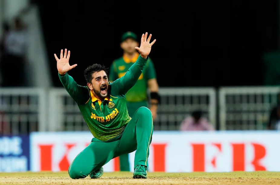 Tabraiz Shamsi appealed multiple times during the first ODI.