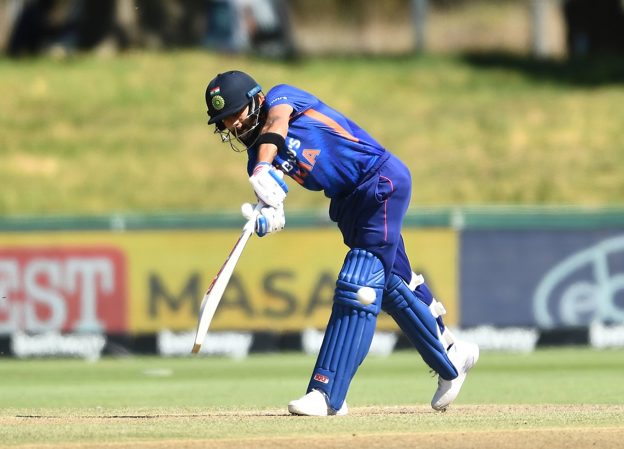 Virat Kohli scored 51 runs in the first ODI against South Africa on Wednesday in Paarl