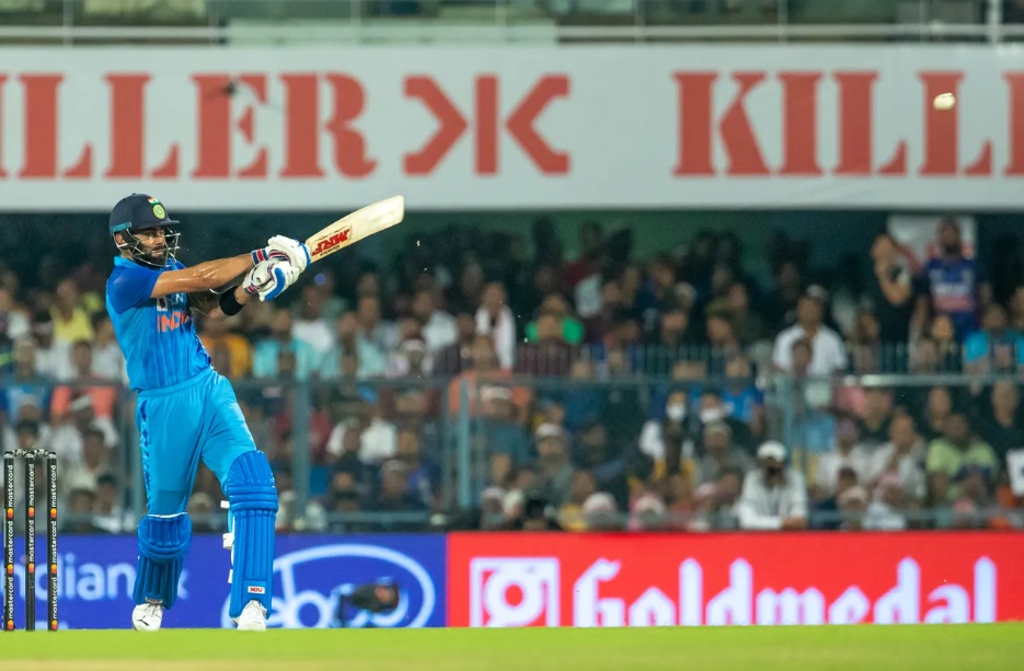 Virat Kohli’s running antics cost himself crucial run on Sunday.