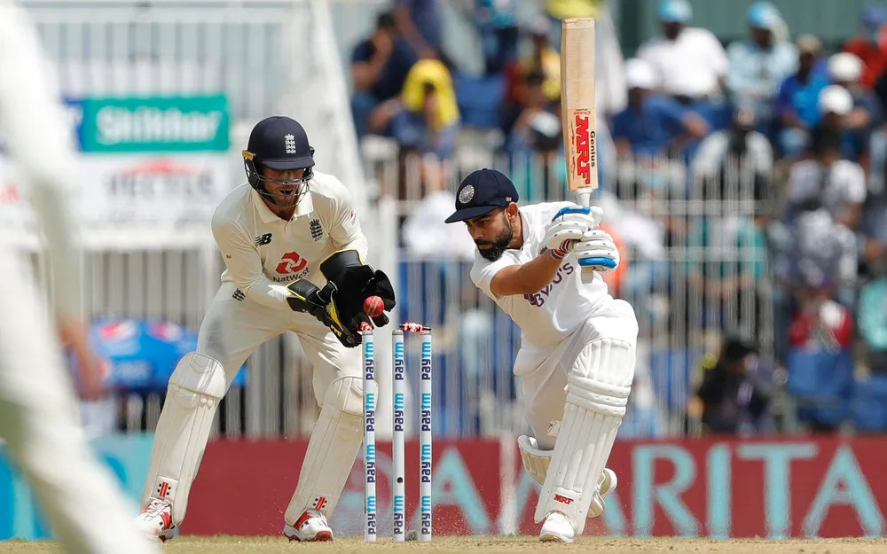 Moeen Ali castled Virat Kohli with a peach