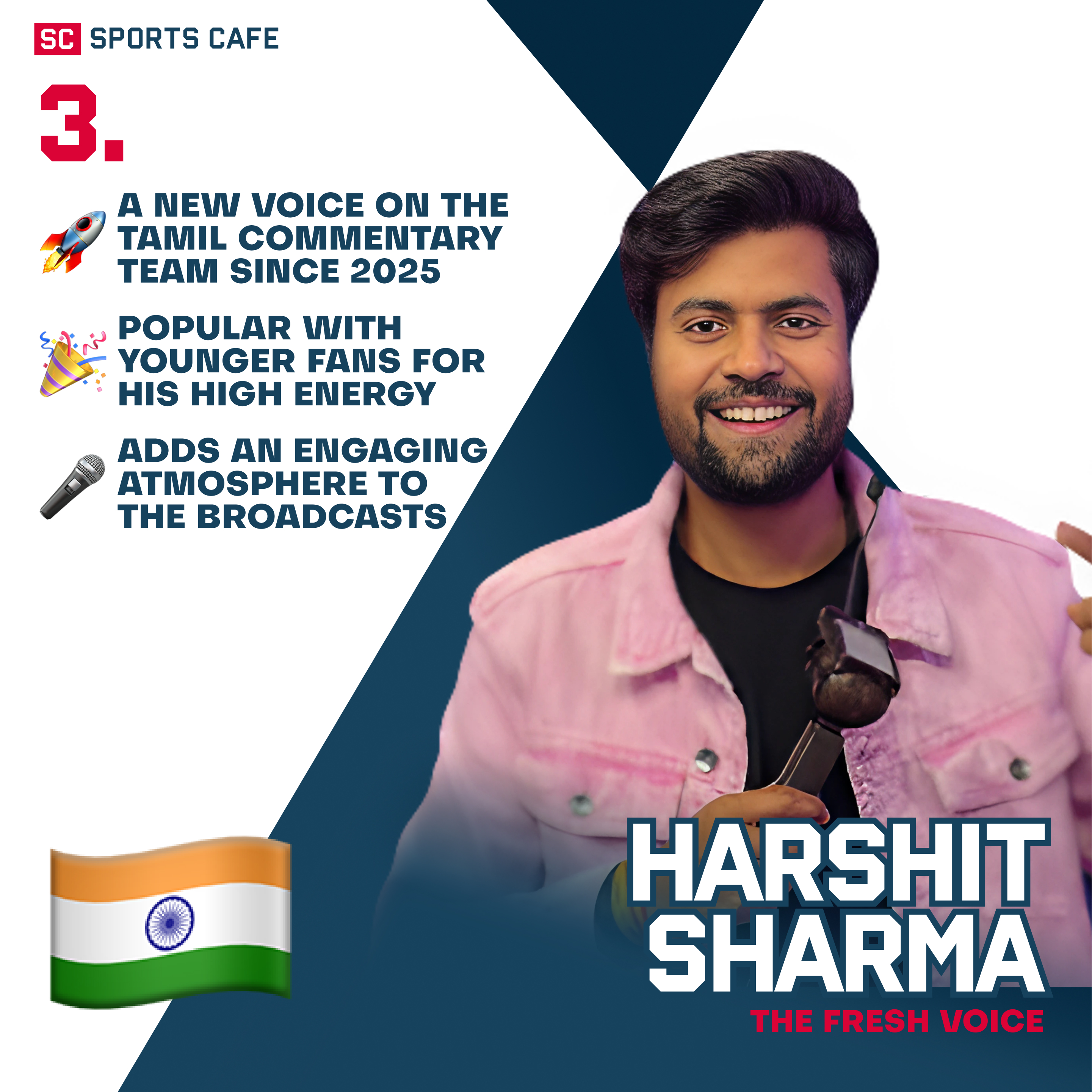 Harshit Sharma pro kabaddi tamil commentators.