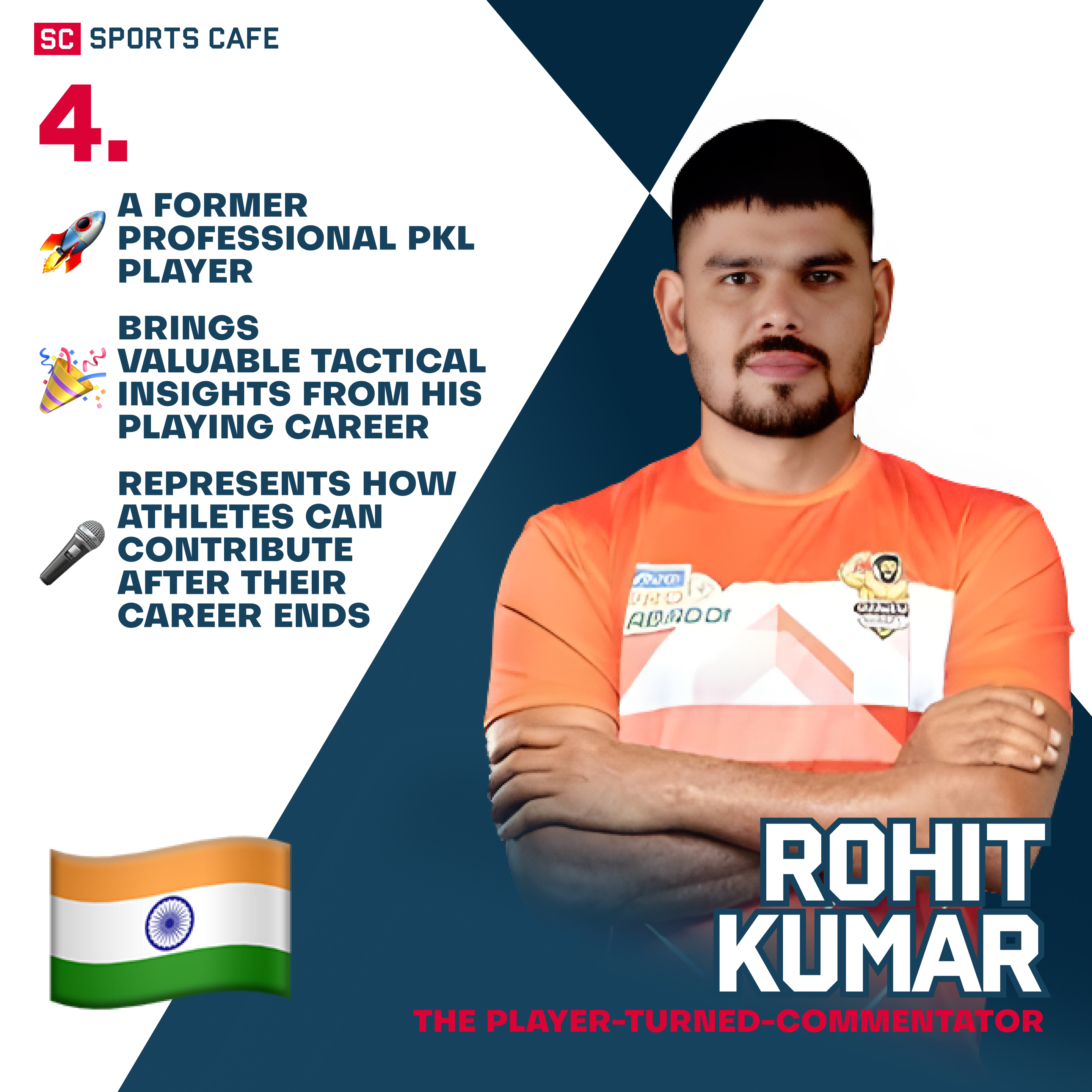 Rohit Kumar pro kabaddi tamil commentators.