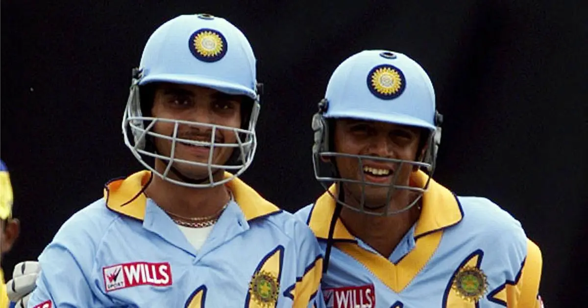 Sourav Ganguly and Rahul Dravid made a 318 runs partnership.