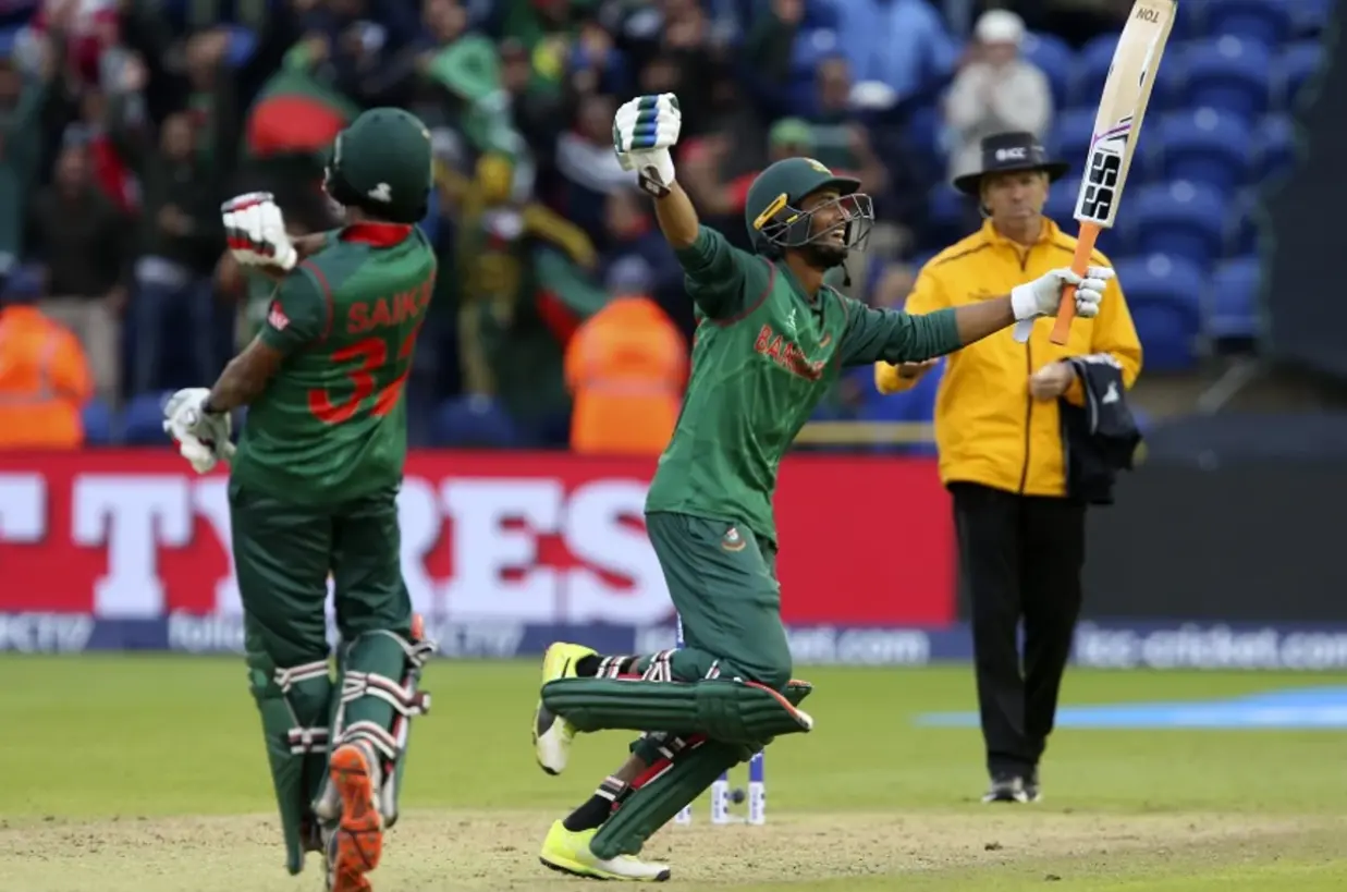 Bangladesh defeated New Zealand by 5 wickets.