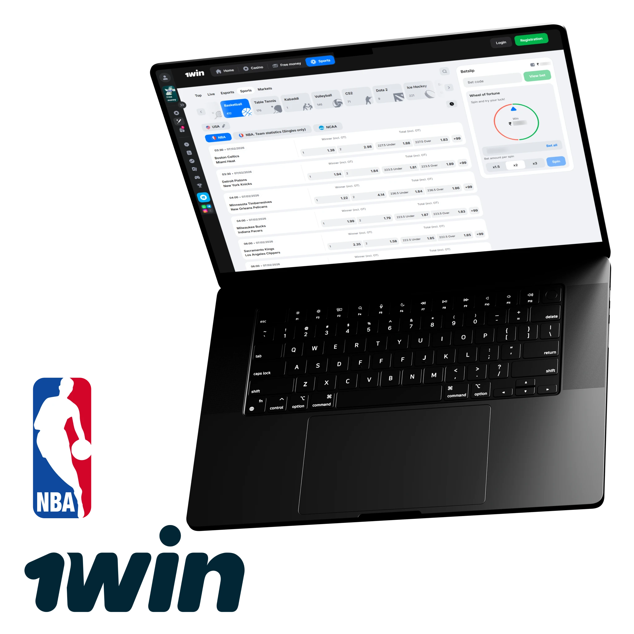 1win - Most Reliable NBA Betting Site.