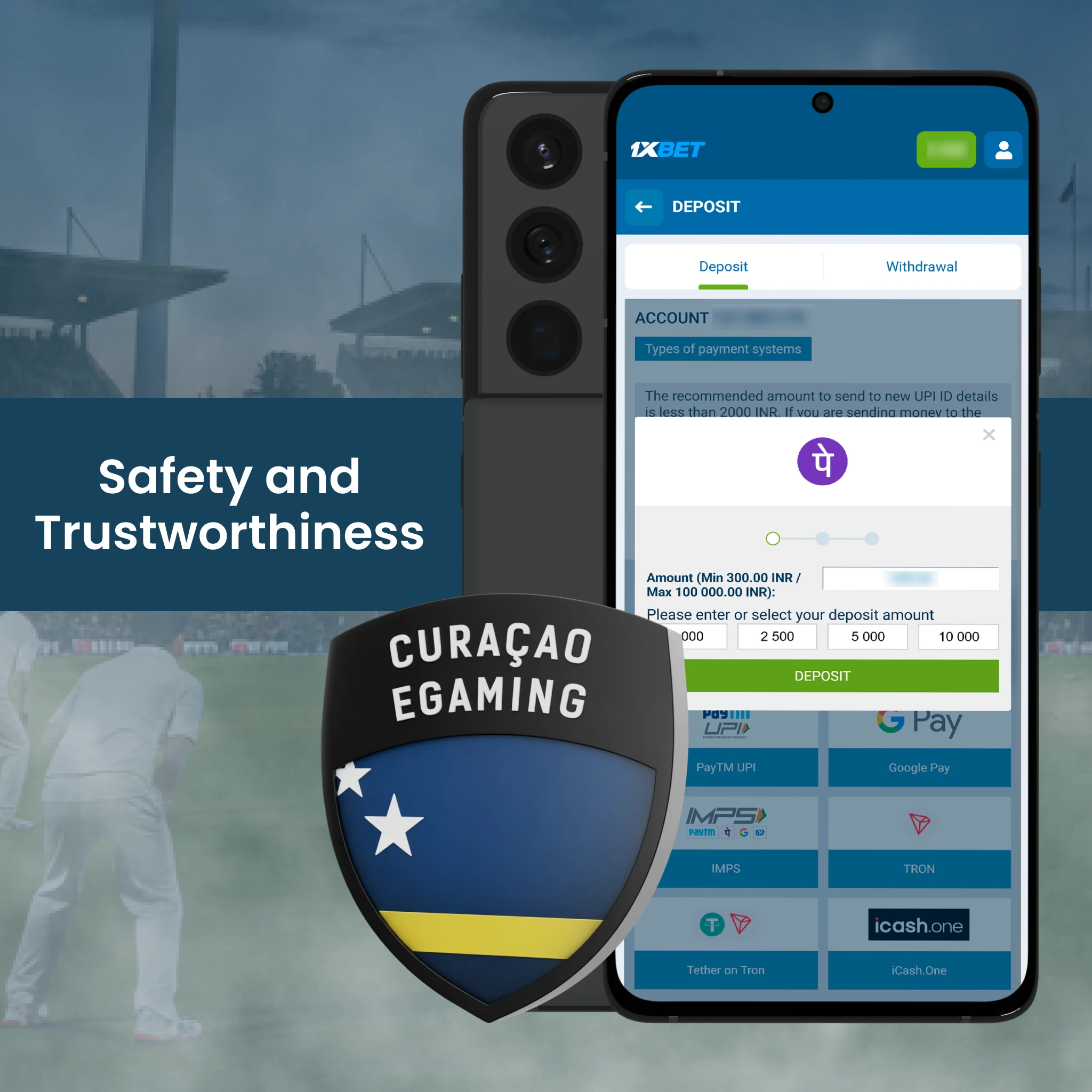 Player data security is fundamental to a good cricket betting app.