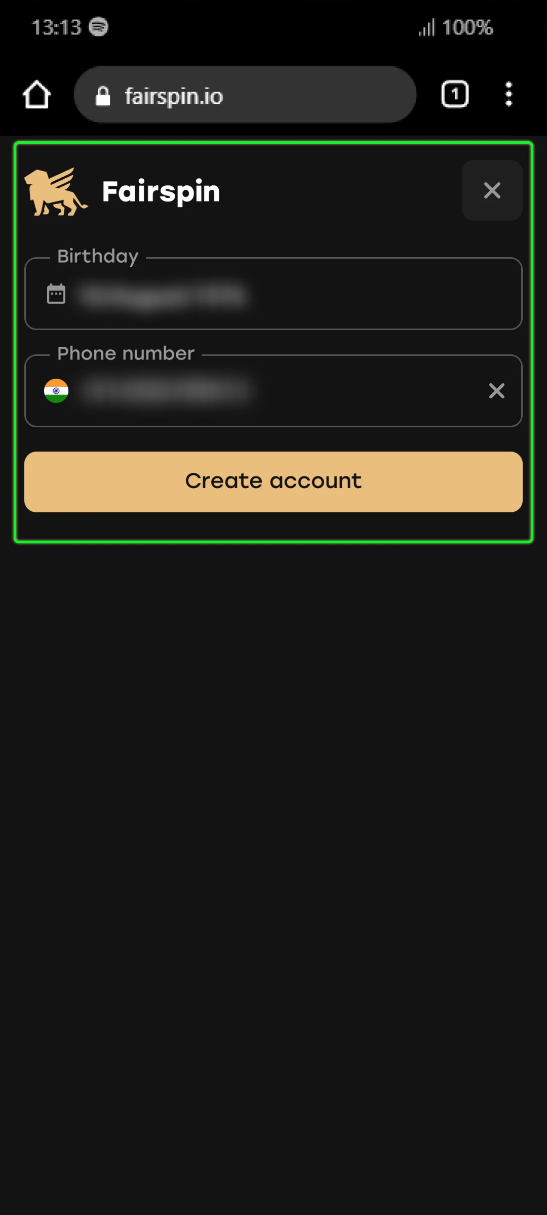 Complete the second form with additional information.