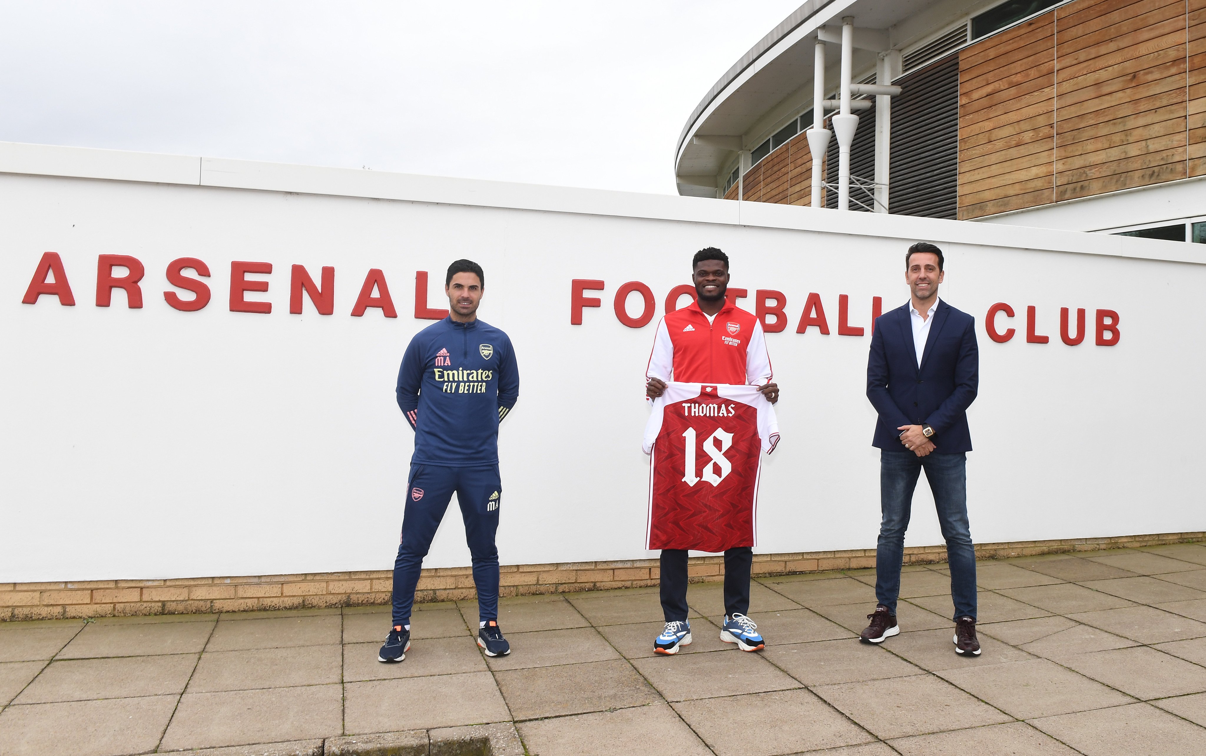 Thomas Partey signed for Arsenal in a £45 million move 