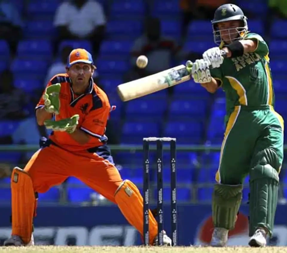 Herschelle Gibbs smashed six sixes in an over against Netherlands on 16 March 2007.
