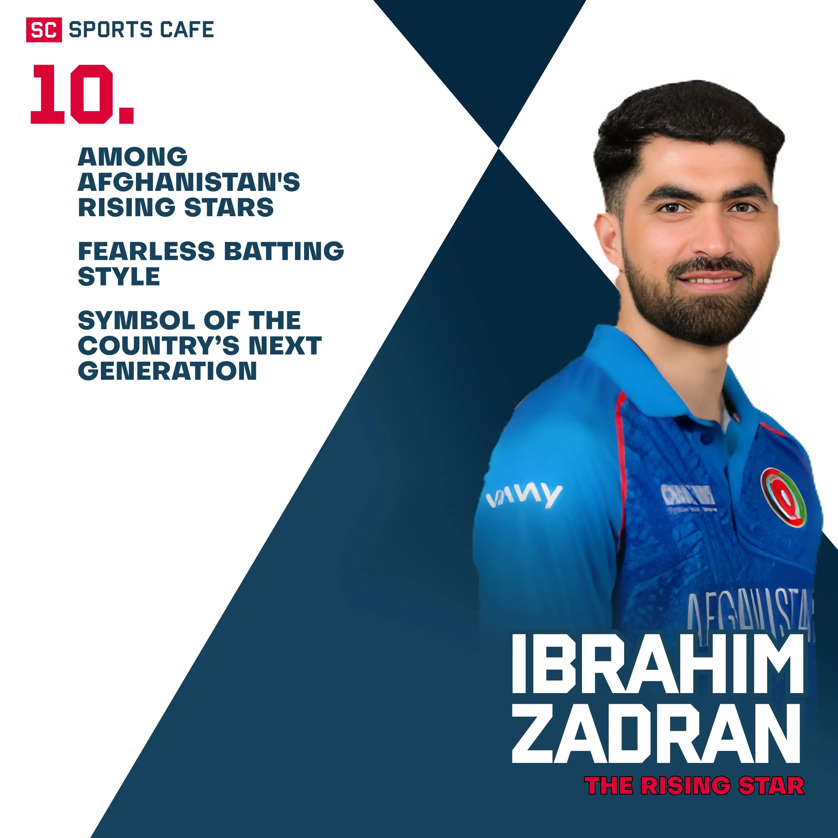 Ibrahim Zadran (Afghanistan).