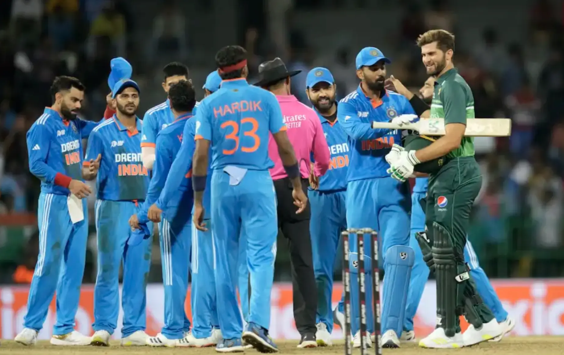 India defeated Pakistan by 228 runs in the Asia Cup 2023 match.