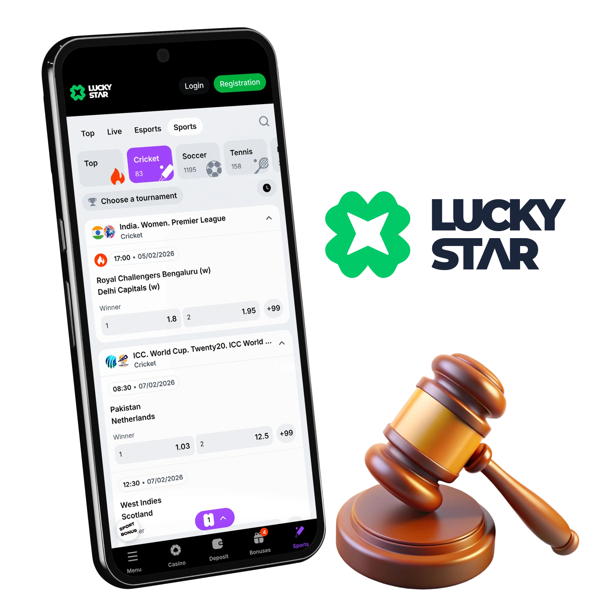Lucky Star - Curaçao Licensed with Crypto Support.