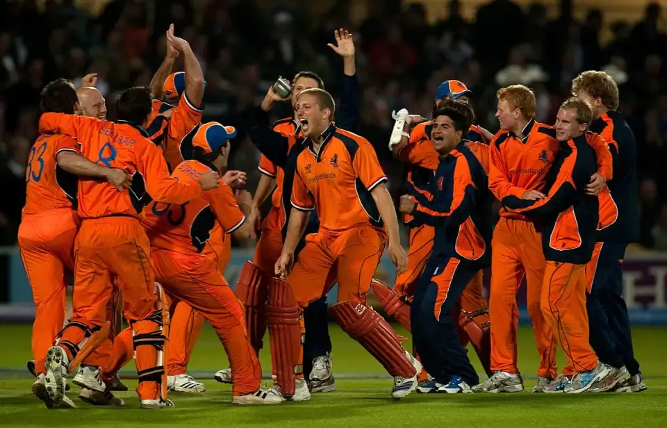 Netherlands defeated England by 4 wickets.
