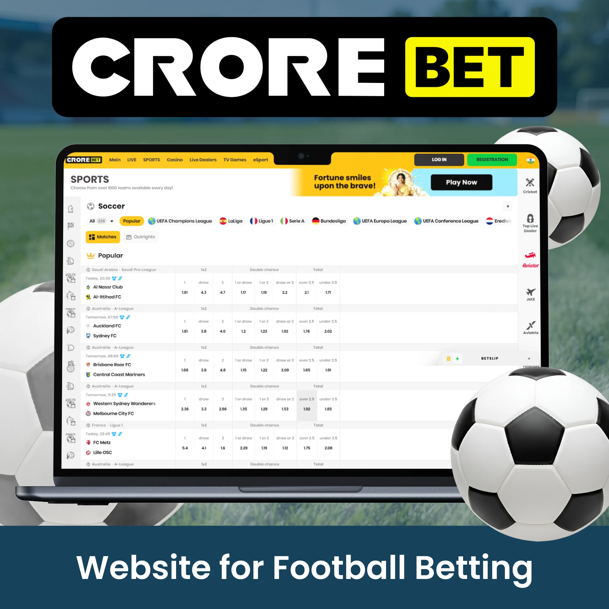 Crorebet - The Best Football Betting Sites.