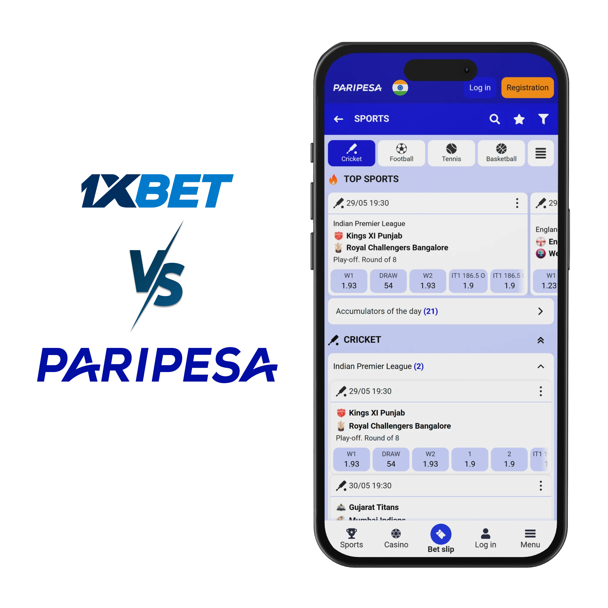 Paripesa – Strong INR Support and Quick Registration.