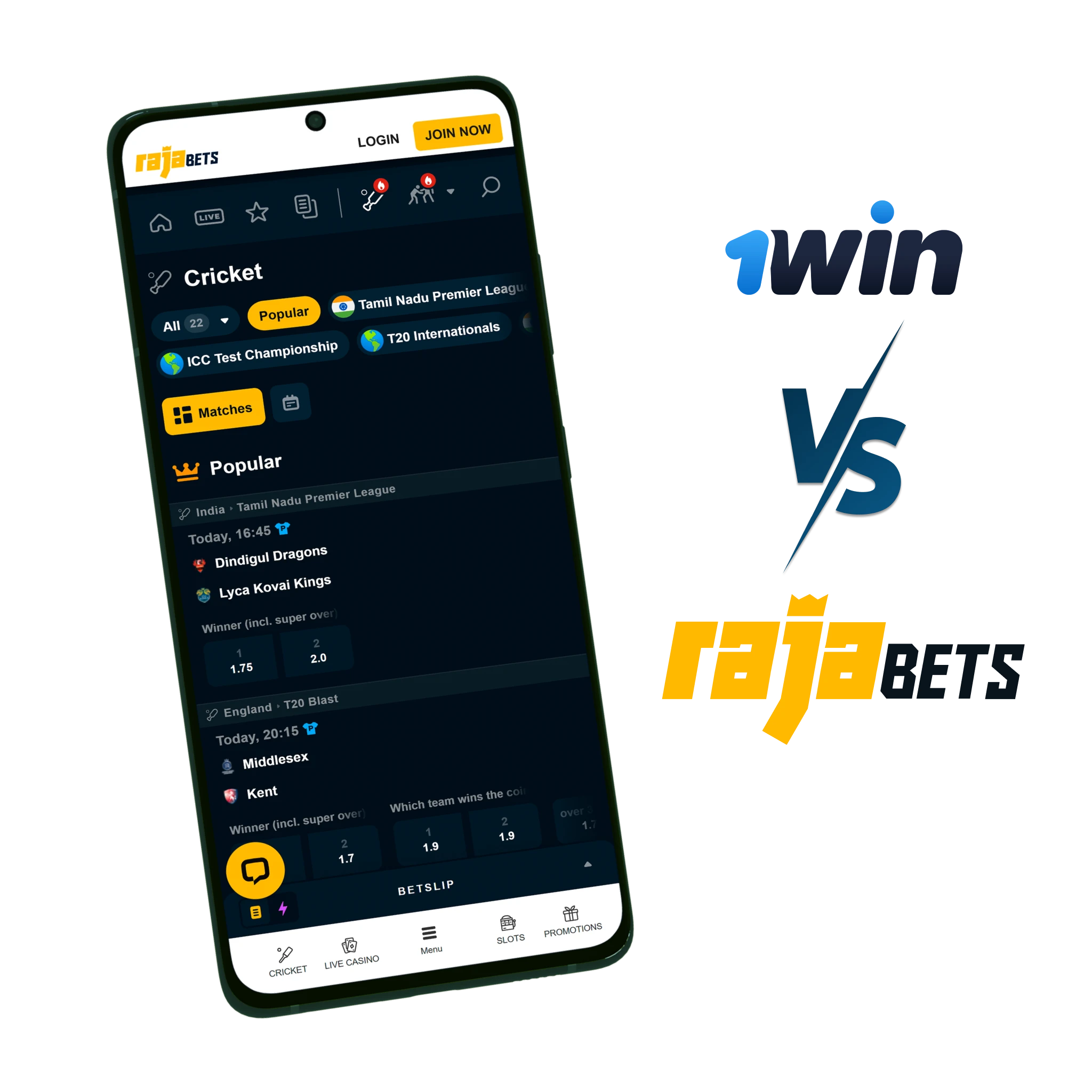 Rajabets – Strong focus on cricket betting and fast payouts.