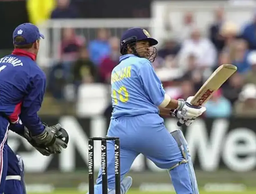 Sachin Tendulkar scored 105 runs off 108 balls against England.