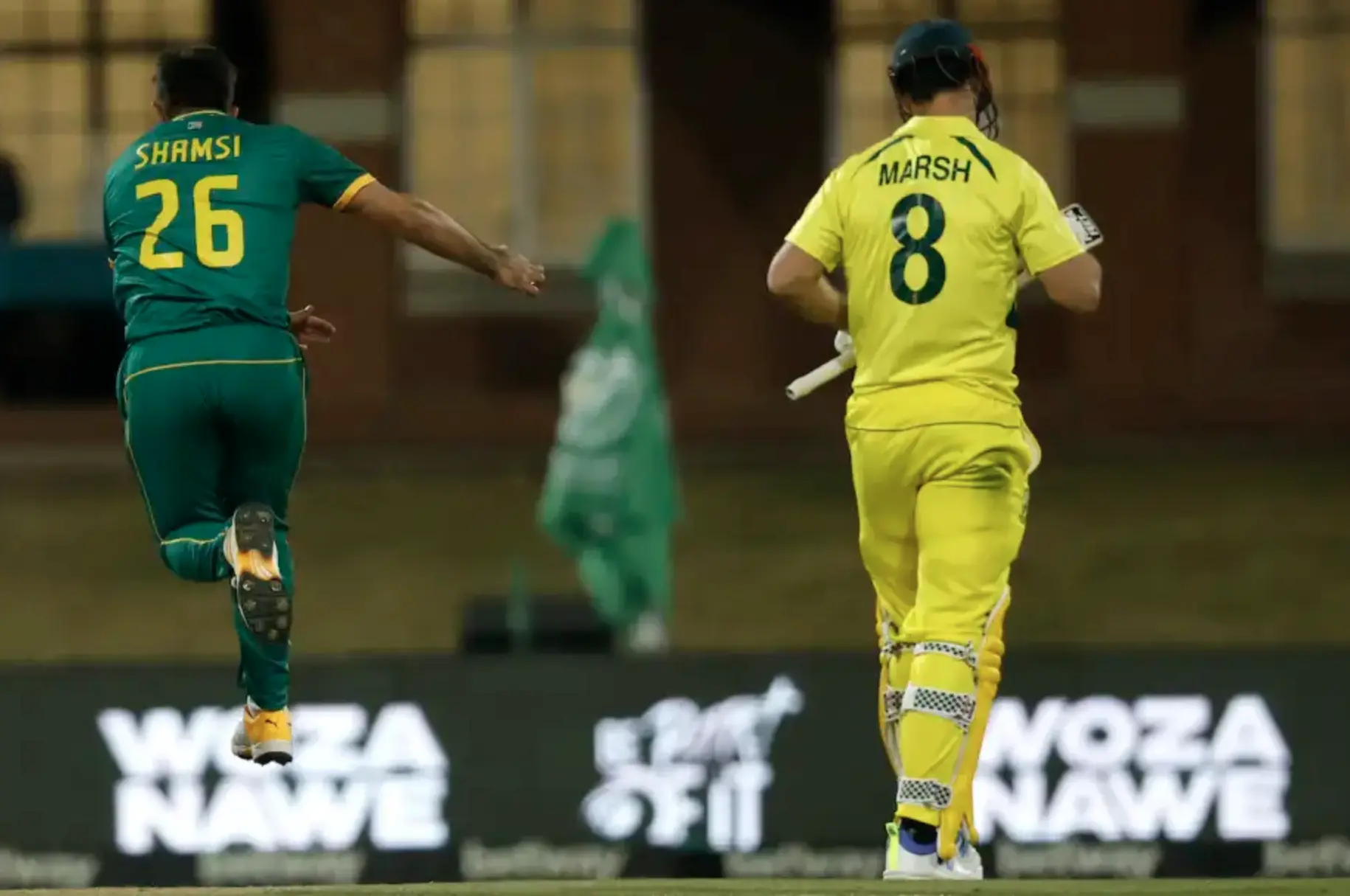 South Africa defeated Australia by 111 runs.