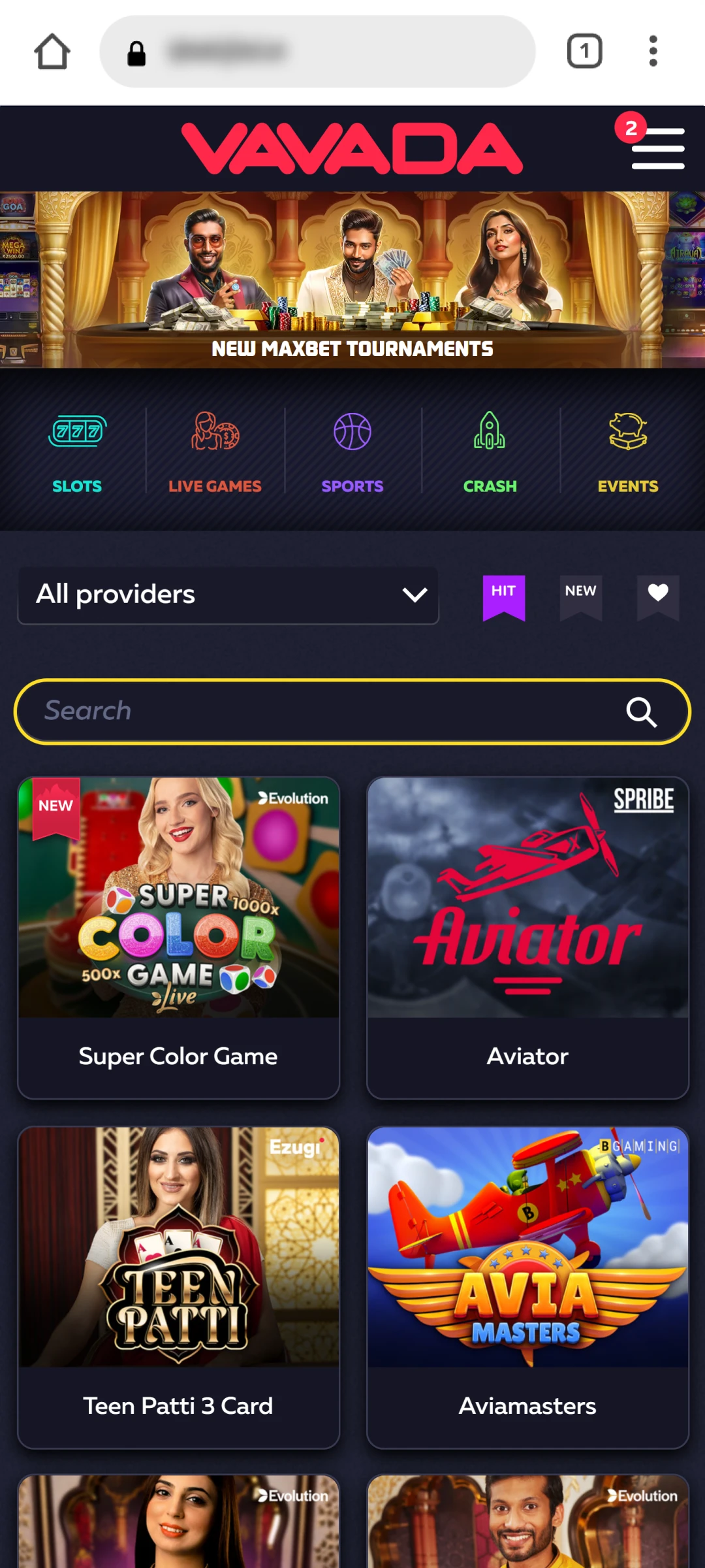 Go to the Official Vavada Website.