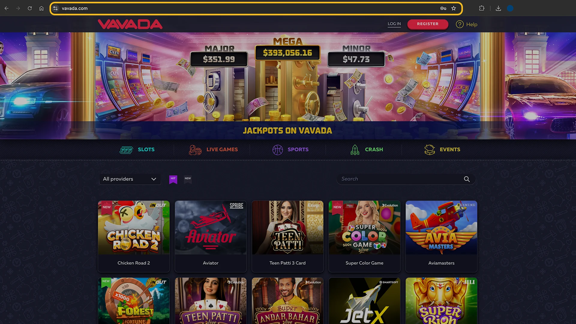 Official Website Vavada.