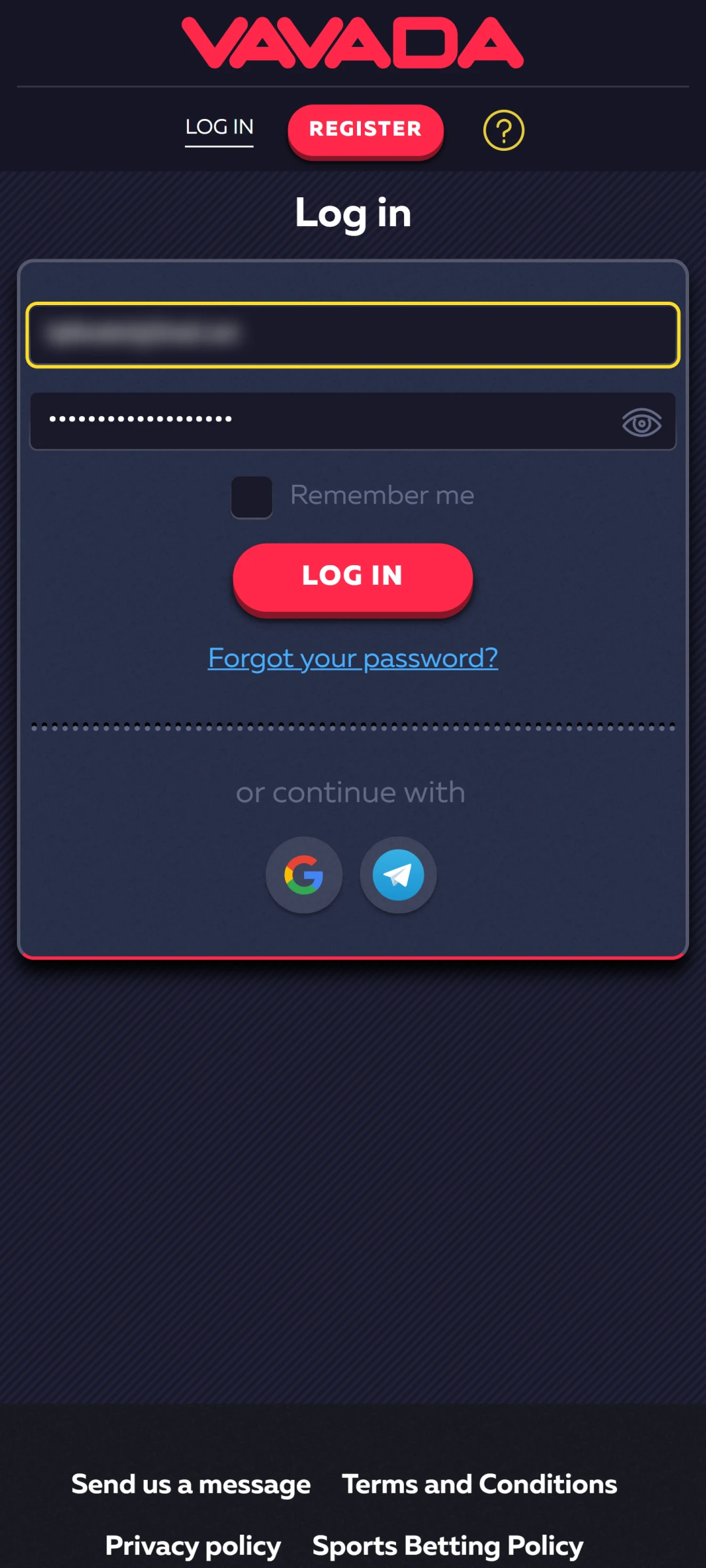 How to Log In at Vavada Casino.