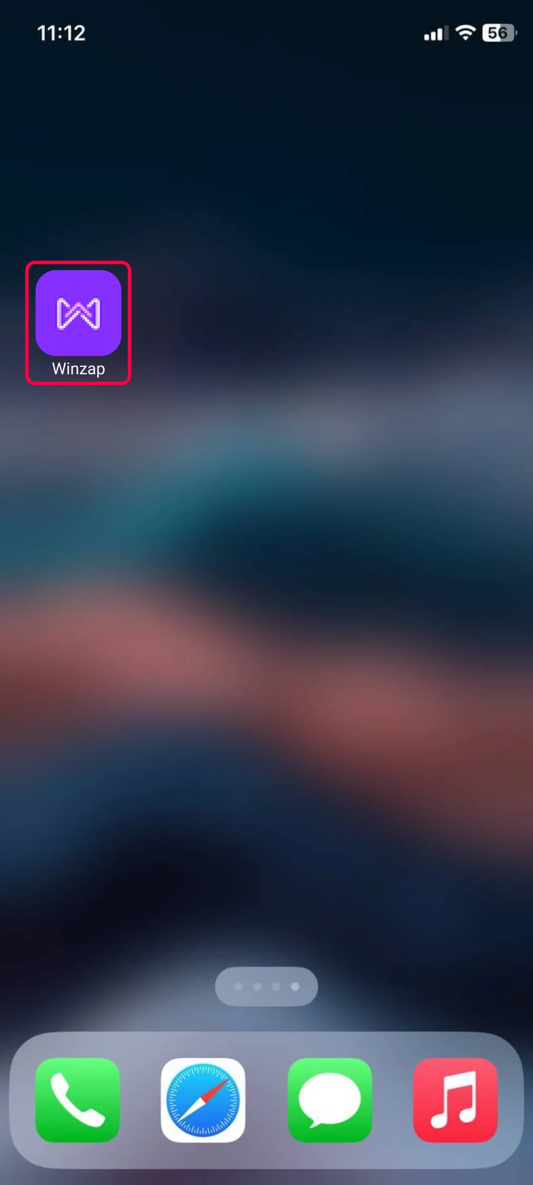 The app will appear on the home screen, ready for use.