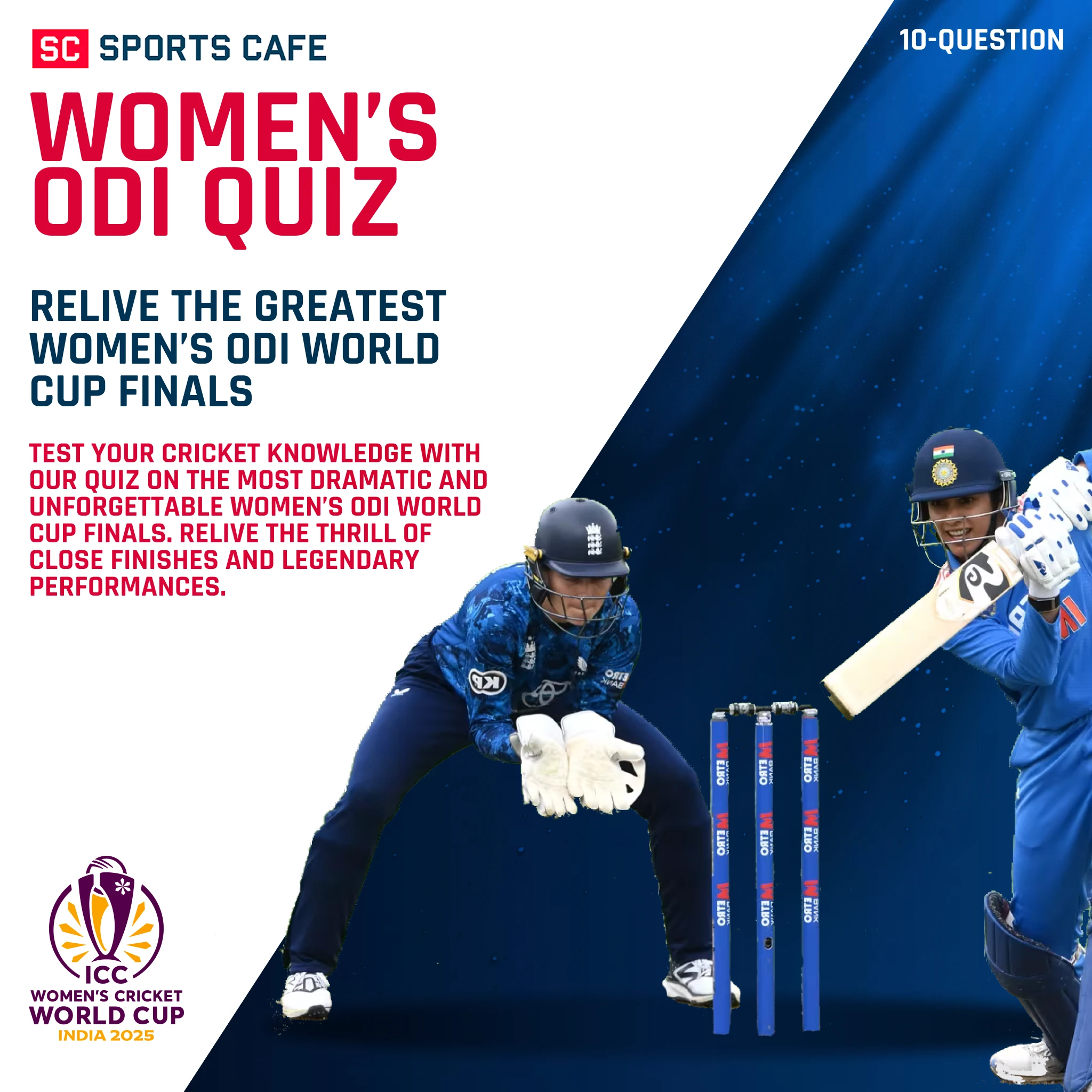 Relive the Greatest Womens ODI World Cup Finals Quiz